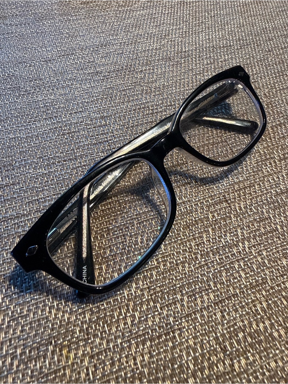 Chelsea Morgan Black Rectangular Eyeglass Frames